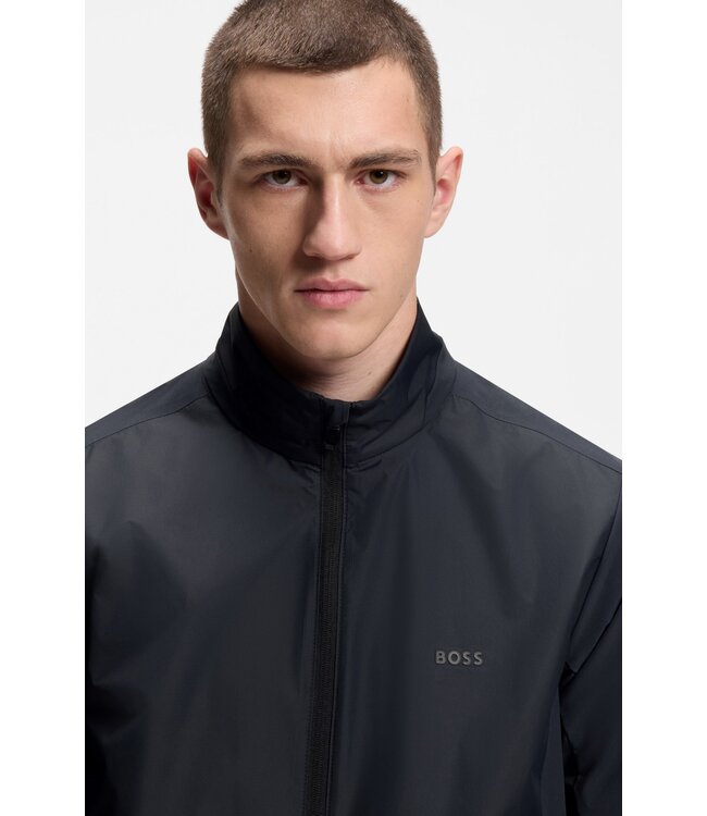 BOSS Water-Repellent Jacket in Four-Way Stretch Fabric