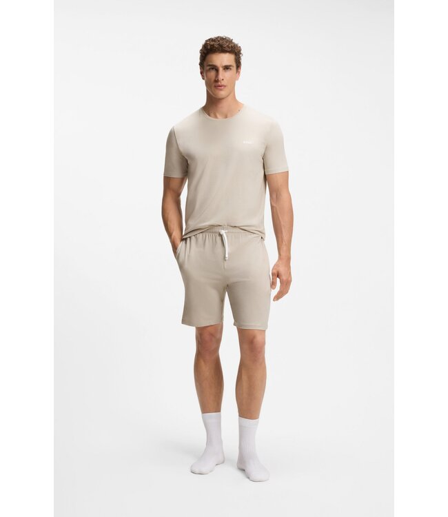 BOSS Stretch-Cotton T-Shirt with Embroidered Logo