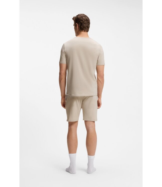 BOSS Stretch-Cotton T-Shirt with Embroidered Logo