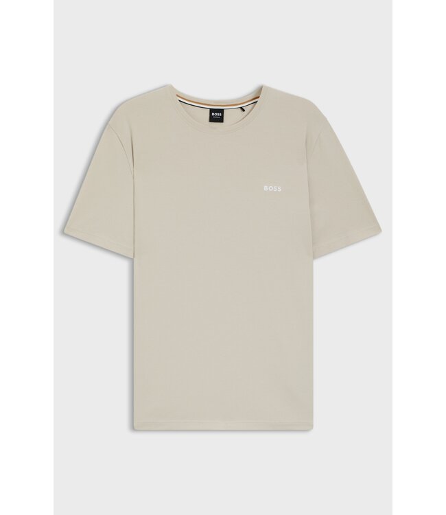 BOSS Stretch-Cotton T-Shirt with Embroidered Logo