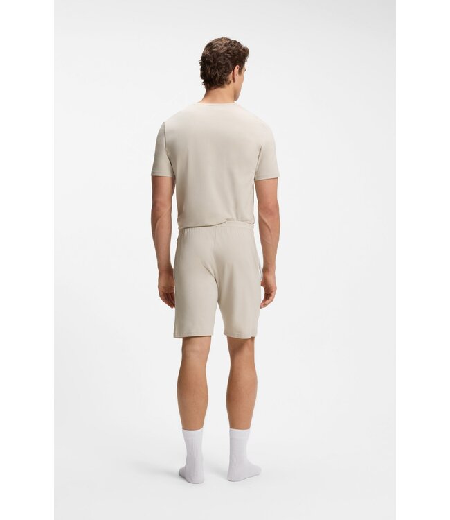 BOSS Stretch-Cotton Shorts with Embroidered Logo