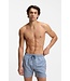 BOSS Micro-Print Swim Shorts with Logo Badge