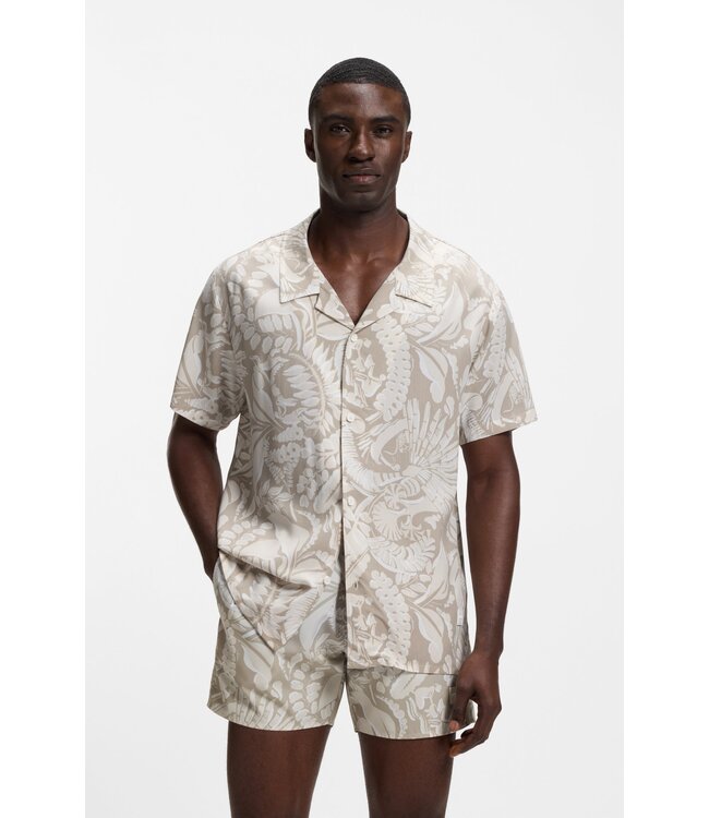 BOSS Regular-Fit Shirt with All-Over Print