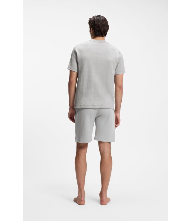 BOSS Cotton-Blend T-Shirt with Waffle Structure