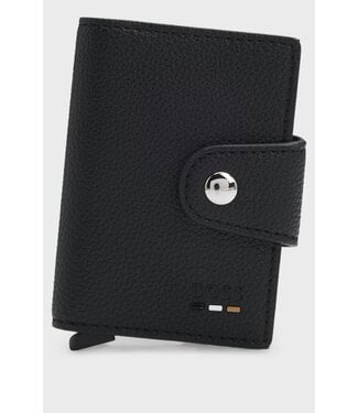 BOSS Porte-cartes en similicuir grainé avec technologie Secrid