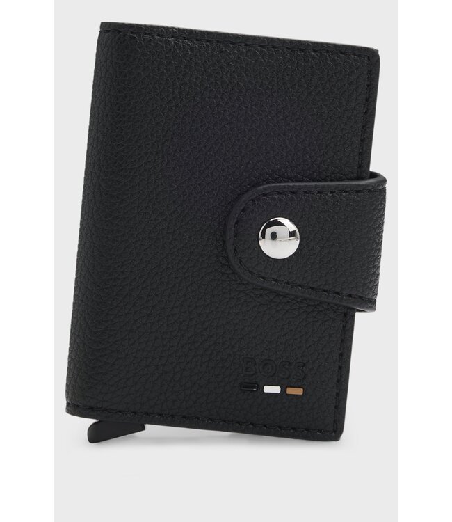 BOSS Porte-cartes en similicuir grainé avec technologie Secrid