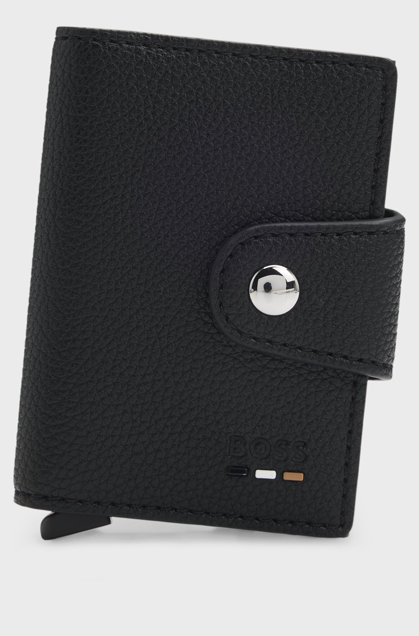 Grained Faux-Leather Card Holder with Secrid Technology