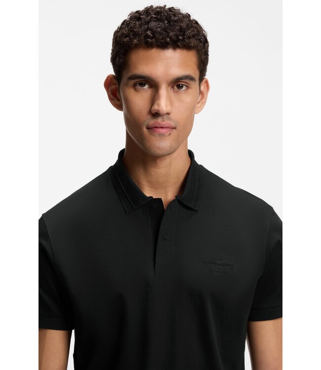 BOSS Polo Porsche x BOSS en coton mercerisé