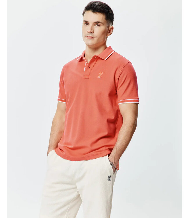 PSYCHO BUNNY Classic Pique Polo