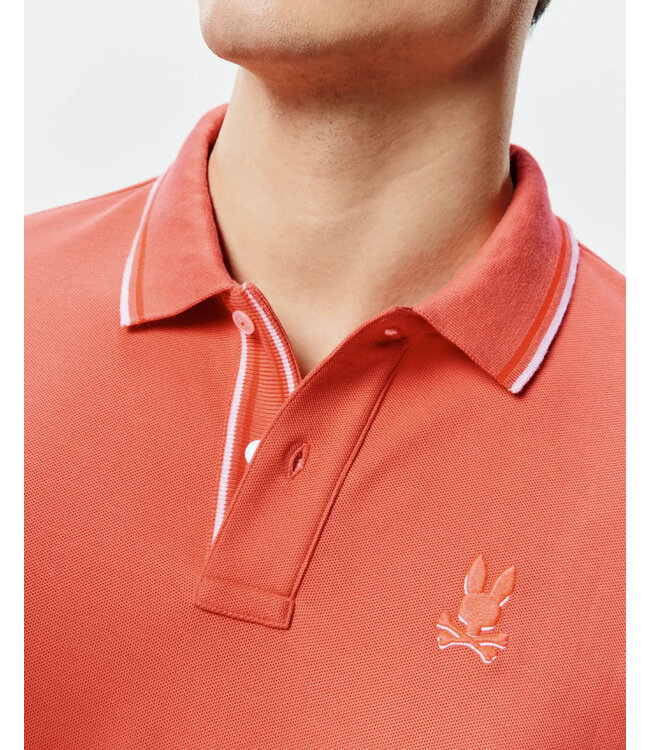 PSYCHO BUNNY Classic Pique Polo