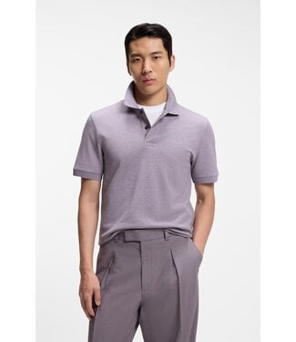 BOSS Pallas Polo Shirt in Cotton Piqué with Embroidered Logo