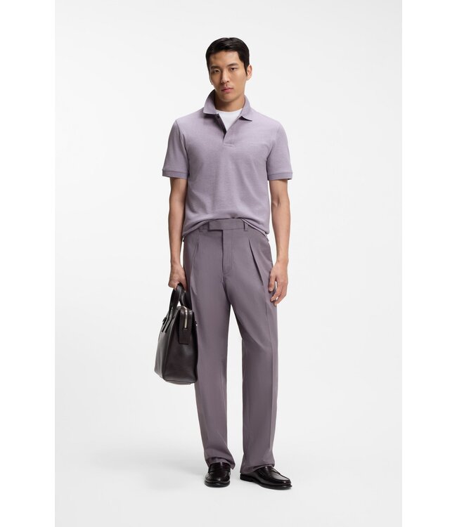 BOSS Pallas Polo Shirt in Cotton Piqué with Embroidered Logo