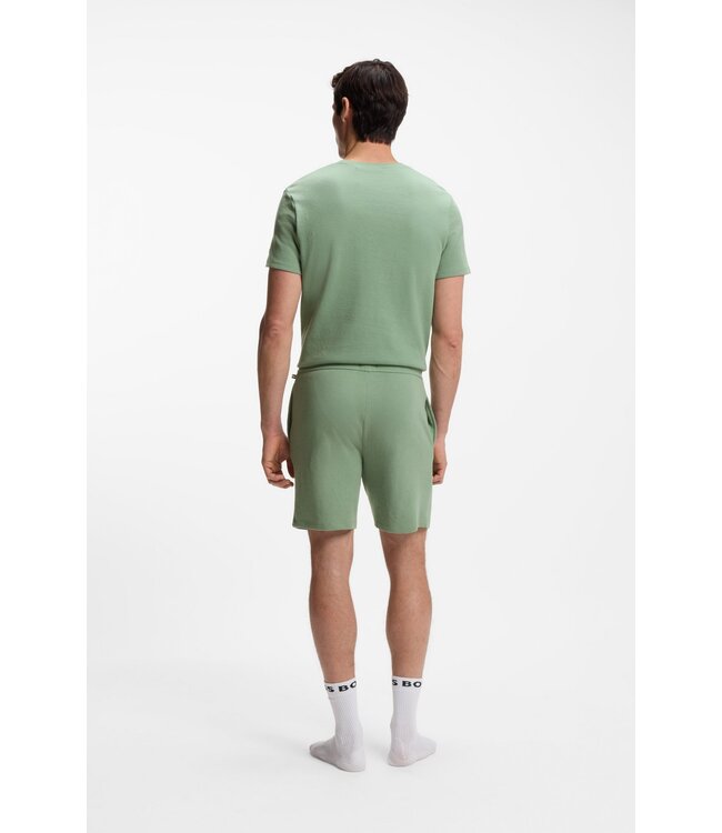 BOSS Cotton Blend Pyjama Shorts with Embroidered Logo