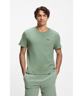 BOSS Embroidered Logo Cotton Blend Pyjama T-Shirt