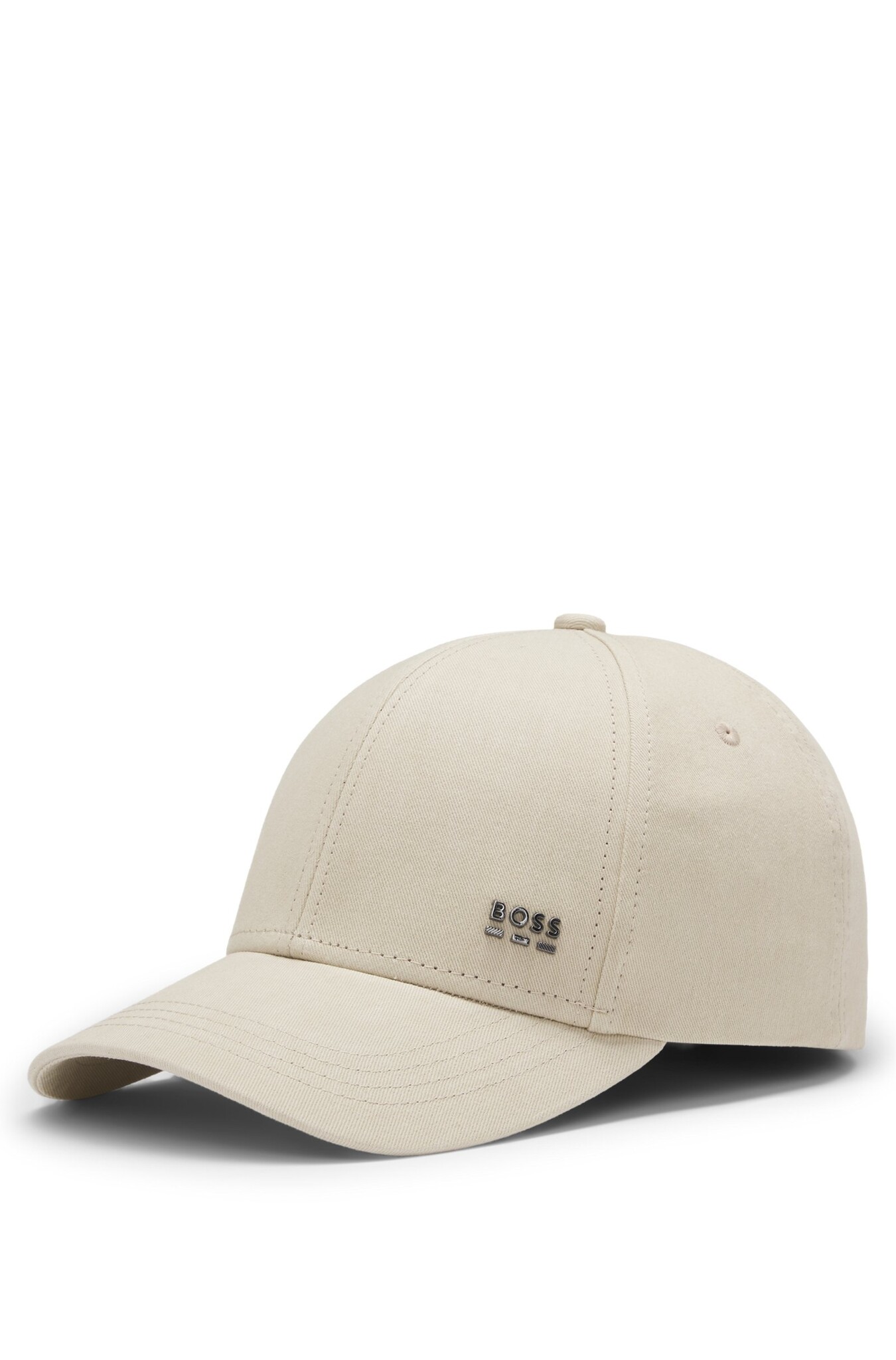 Cotton Twill Cap with Iconic Stripes