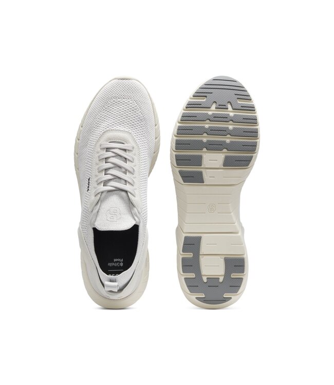 BOSS Motion Sneakers with Mesh Upper and Leather Trim