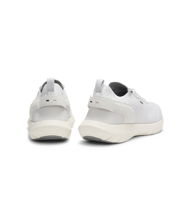 BOSS Motion Sneakers with Mesh Upper and Leather Trim