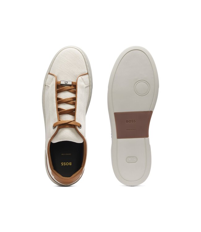 BOSS Gary Trainers with Leather Trims