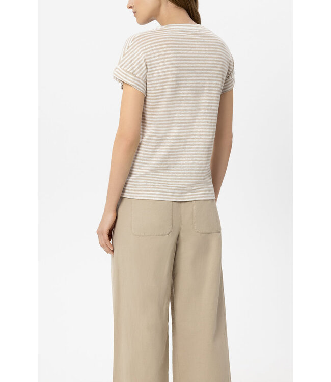 LUISA CERANO T-shirt rayé en lin