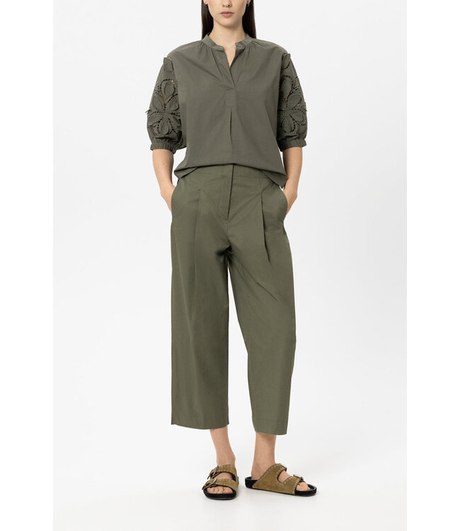 LUISA CERANO Pantalon fuselé en gabardine