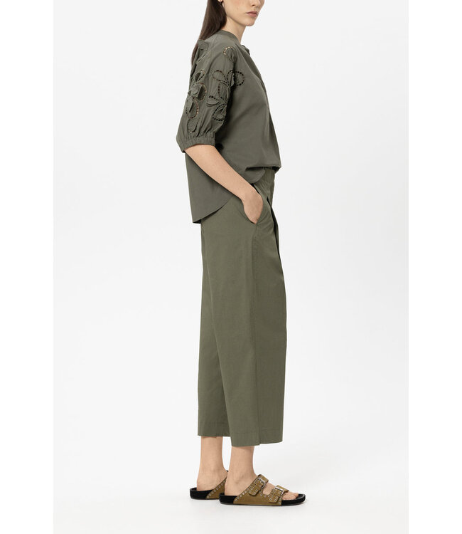 LUISA CERANO Pantalon fuselé en gabardine