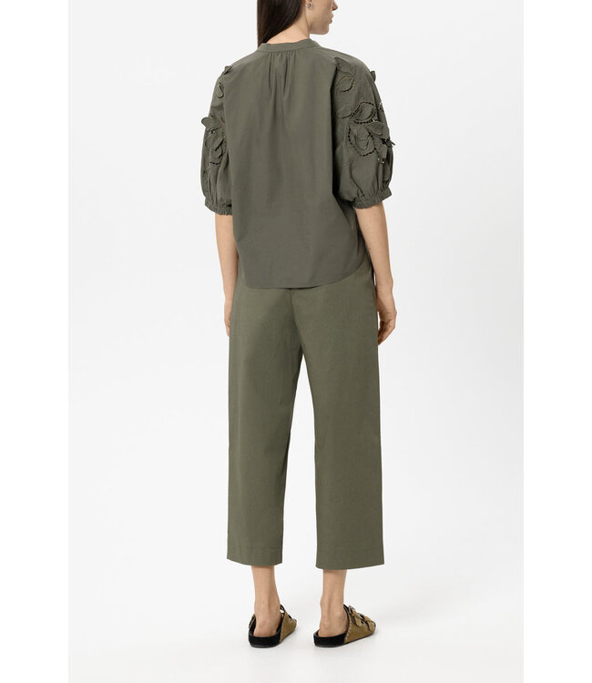 LUISA CERANO Pantalon fuselé en gabardine