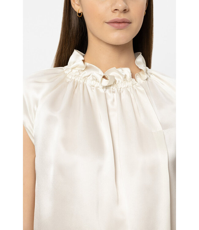 LUISA CERANO Silk Shirt Blouse