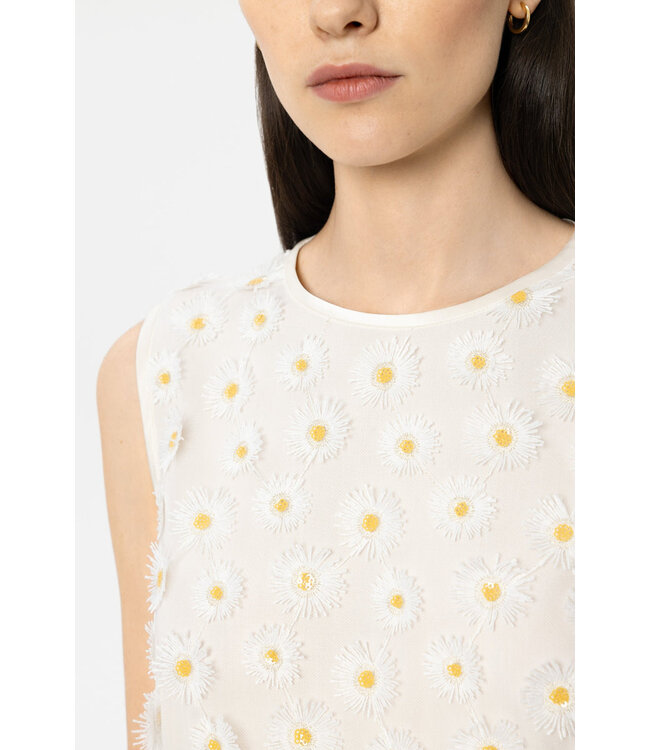 LUISA CERANO Top blouse à fleurs