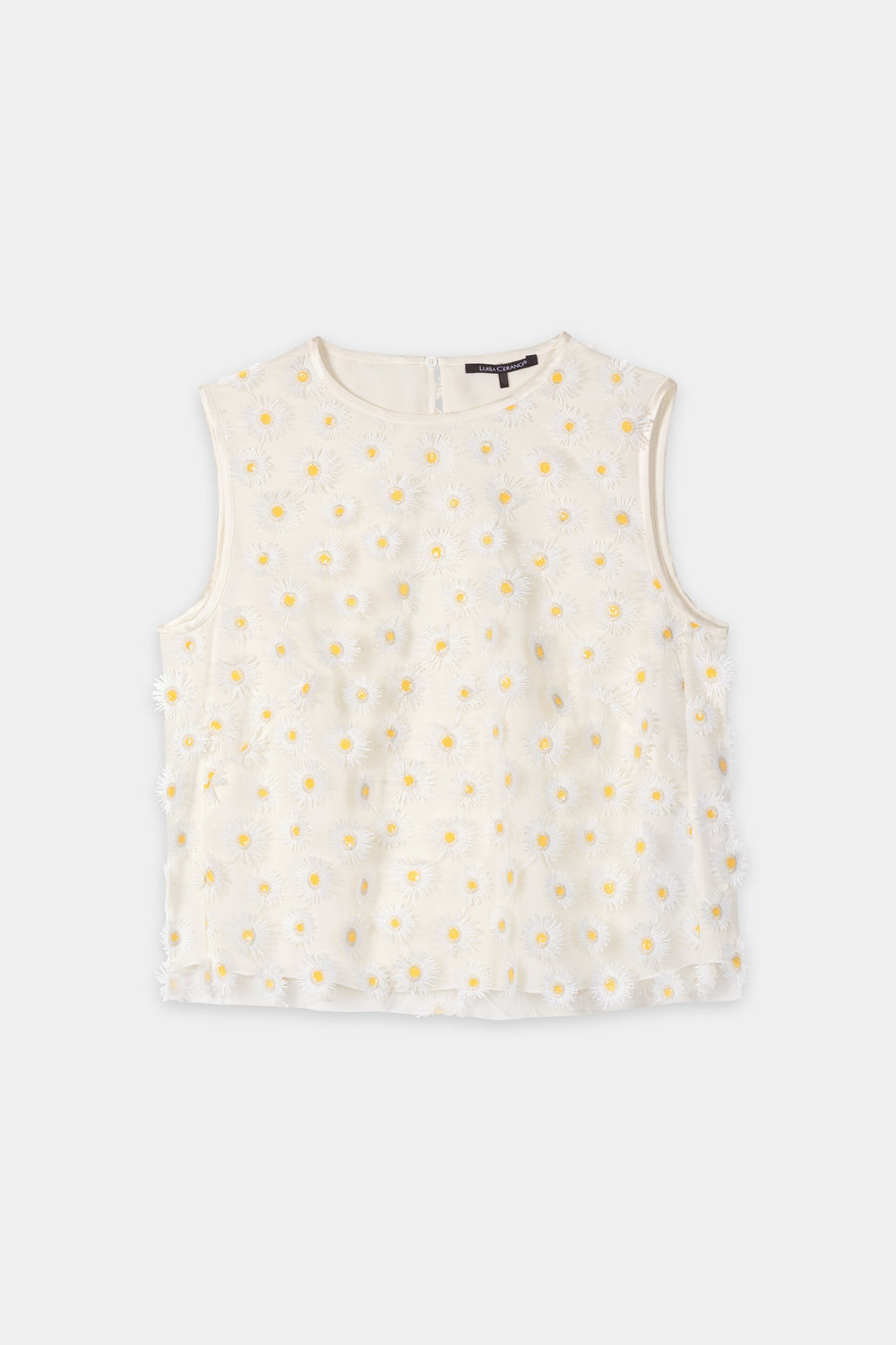 Blouse Top with Flowers