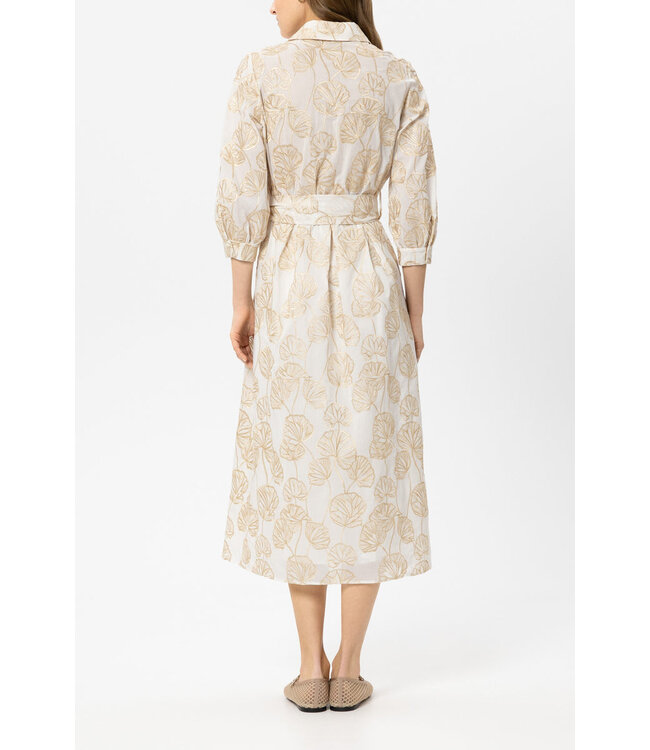 LUISA CERANO Shirt Dress with Embroidery
