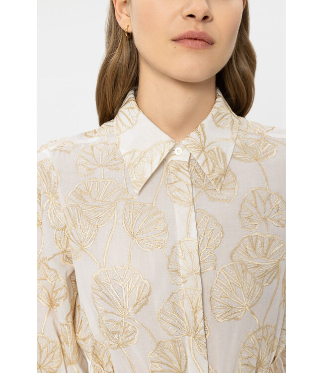 LUISA CERANO Shirt Dress with Embroidery