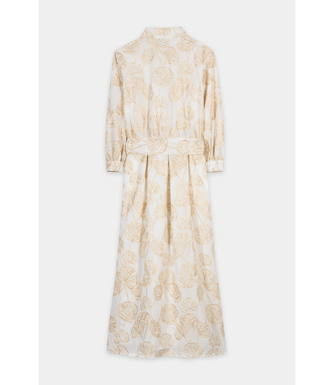 LUISA CERANO Robe chemise brodée