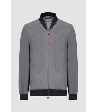 Kiton Grey Pahoa Bomber Jacket