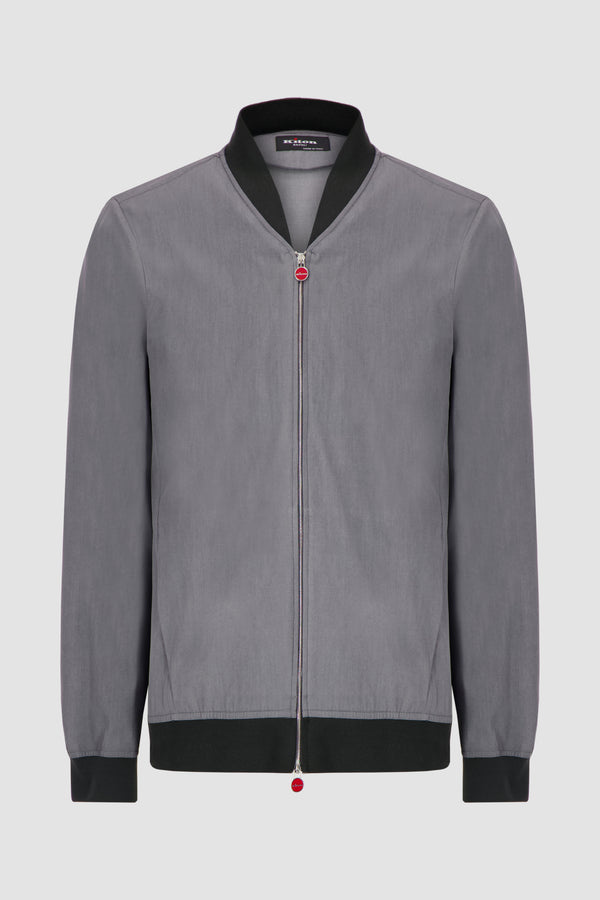 Grey Pahoa Bomber Jacket