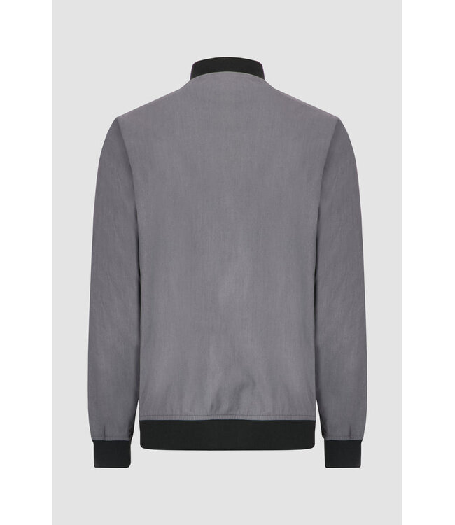 Kiton Grey Pahoa Bomber Jacket