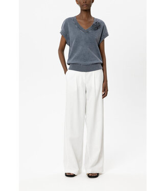 LUISA CERANO Chino large en mélange de lin