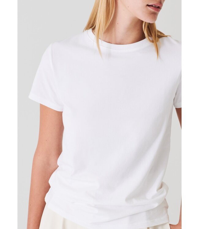 Patrick Assaraf T-shirt slim en coton Pima stretch