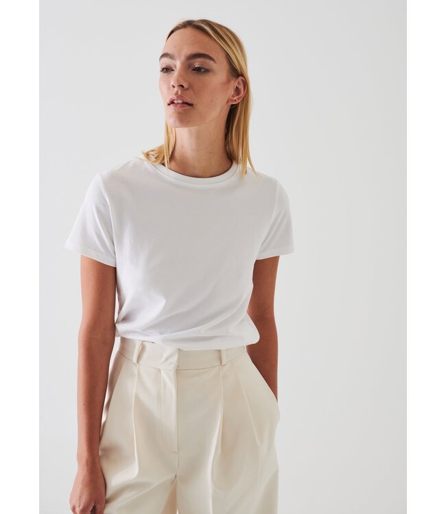 Patrick Assaraf Pima Cotton Stretch Slim T-Shirt