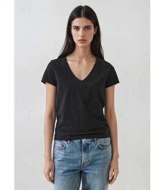 Patrick Assaraf Pima Cotton Stretch Slim V-Neck T-Shirt