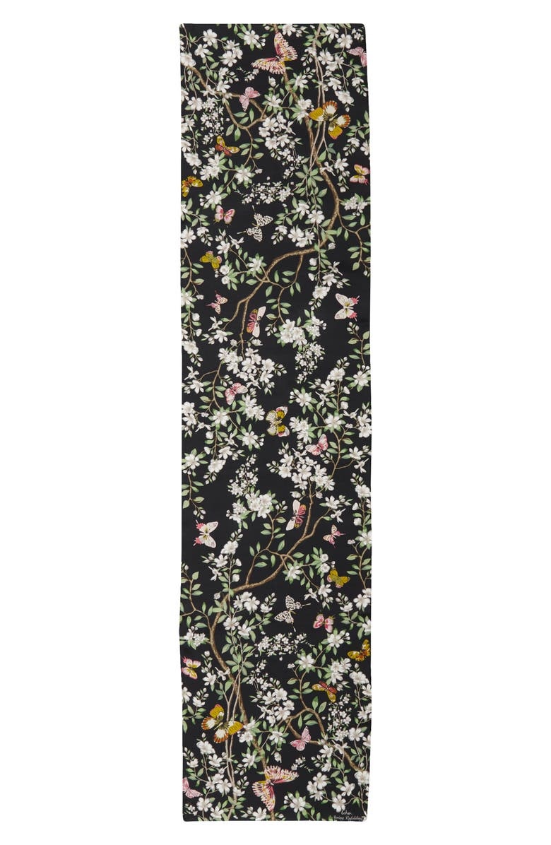 Spring Unfolding Silk Oblong Scarf