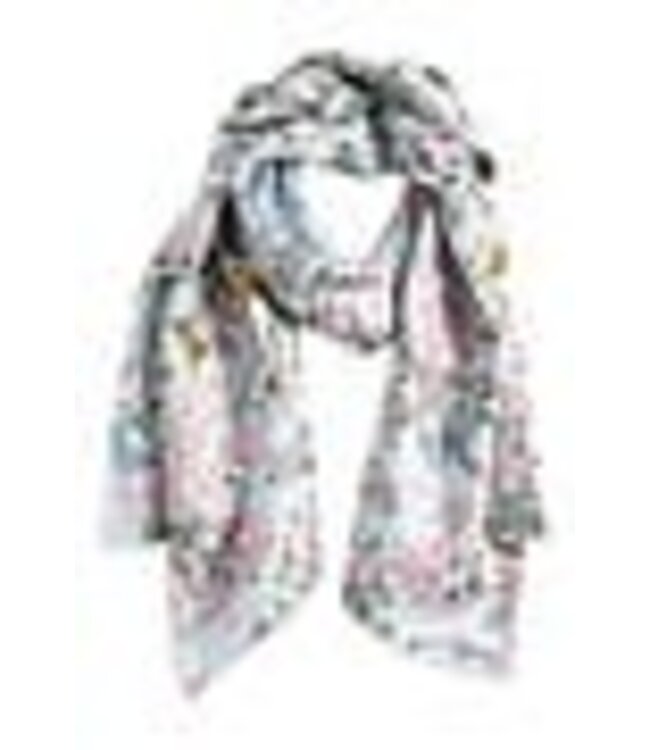 ECHO Foulard oblong en soie Spring Unfolding