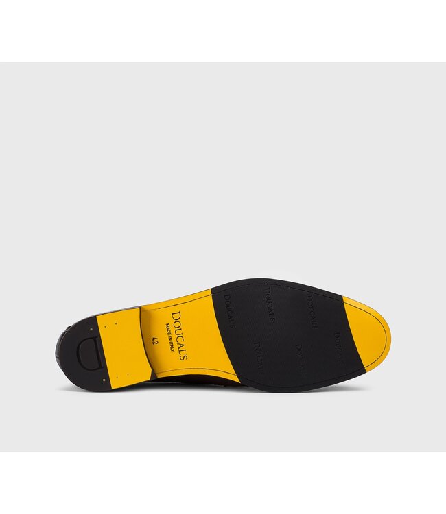 DOUCAL'S Mocassin en cuir de cerf brun