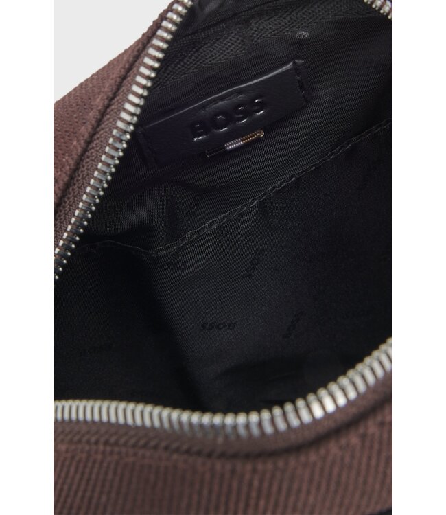 BOSS Sac reporter en toile avec lettrage logo