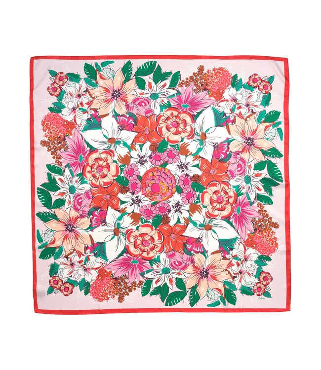 ECHO Carré de soie Floral Bouquet 35 po