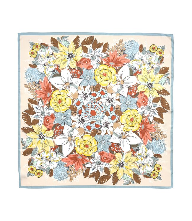 ECHO Carré de soie Floral Bouquet 35 po