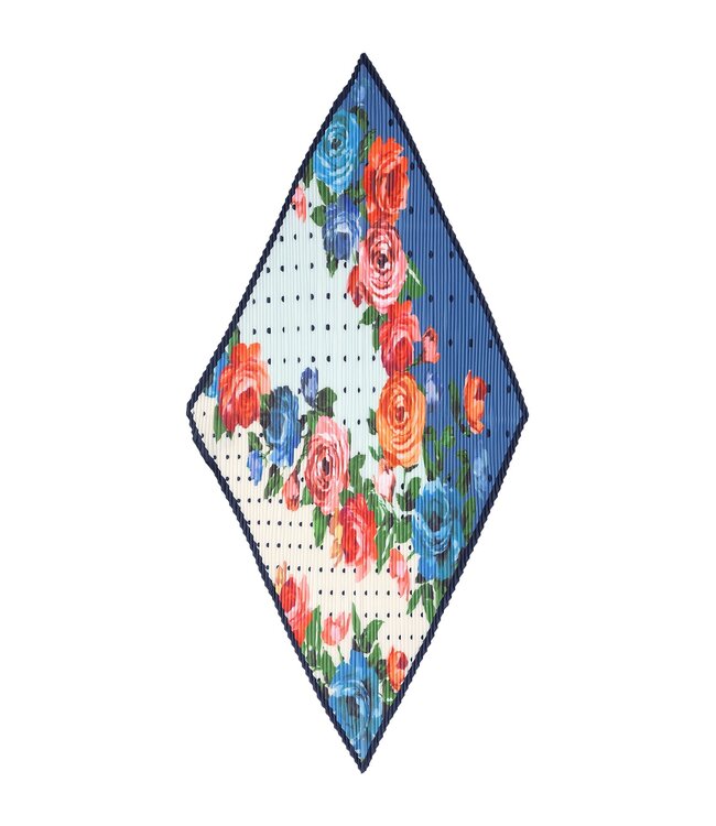 ECHO Foulard diamant plissé Classic Rose