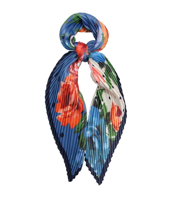 ECHO Foulard diamant plissé Classic Rose