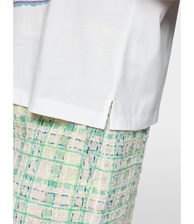 MARC CAIN T-shirt en coton orné