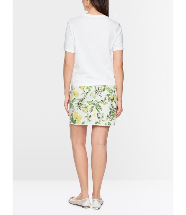 MARC CAIN T-shirt en coton avec citrons