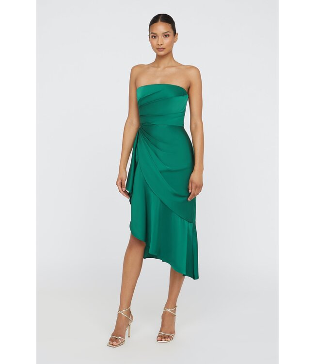 Theia Robe midi bustier Sinead
